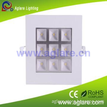 White paint office 9W  led ceiling downlight